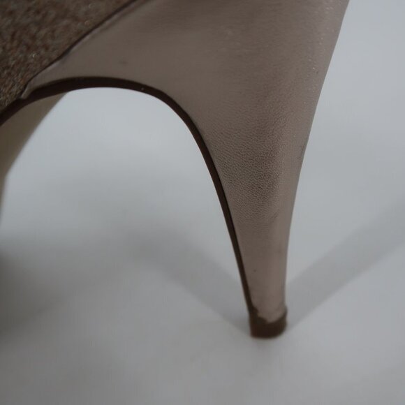 Unisa Women's Light Pink Texture Glitter Heels Size 10 in Box - Picture 7 of 12